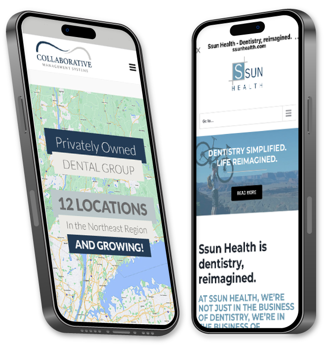 CMS and Ssun Health's mobile website.